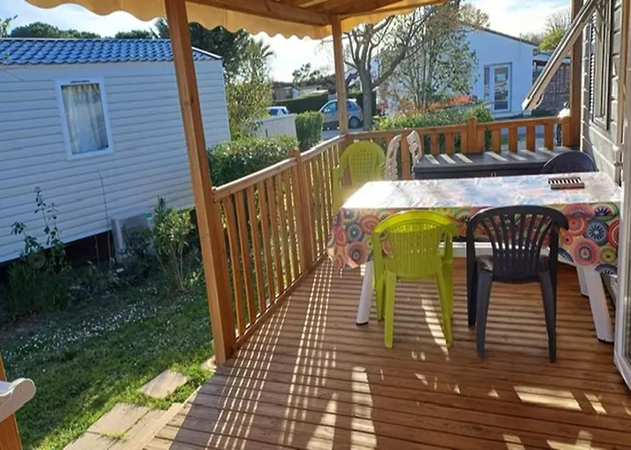 Parque de Campismo Mobil-home -clim, Tv, Lv- Le Des Rêves 4 étoiles - Mh-a009 *