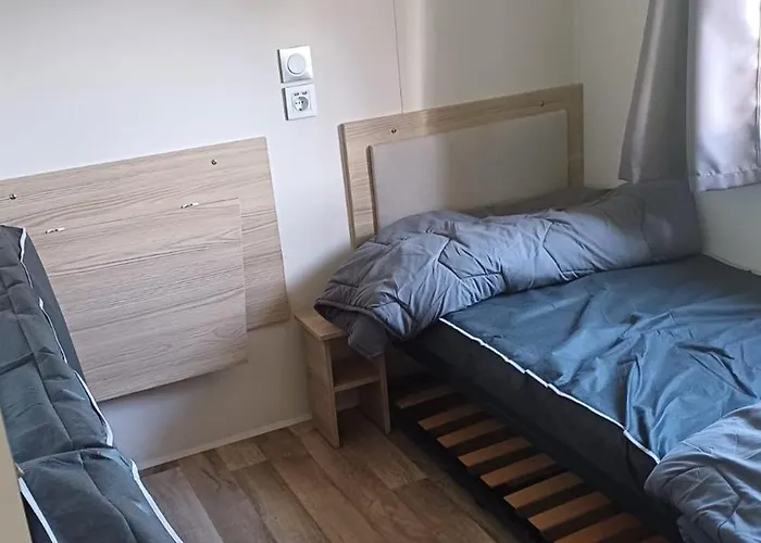 Mobil-home -clim, Tv, Lv- Le Des Rêves 4 étoiles - Mh-a009 Parque de Campismo Lattes